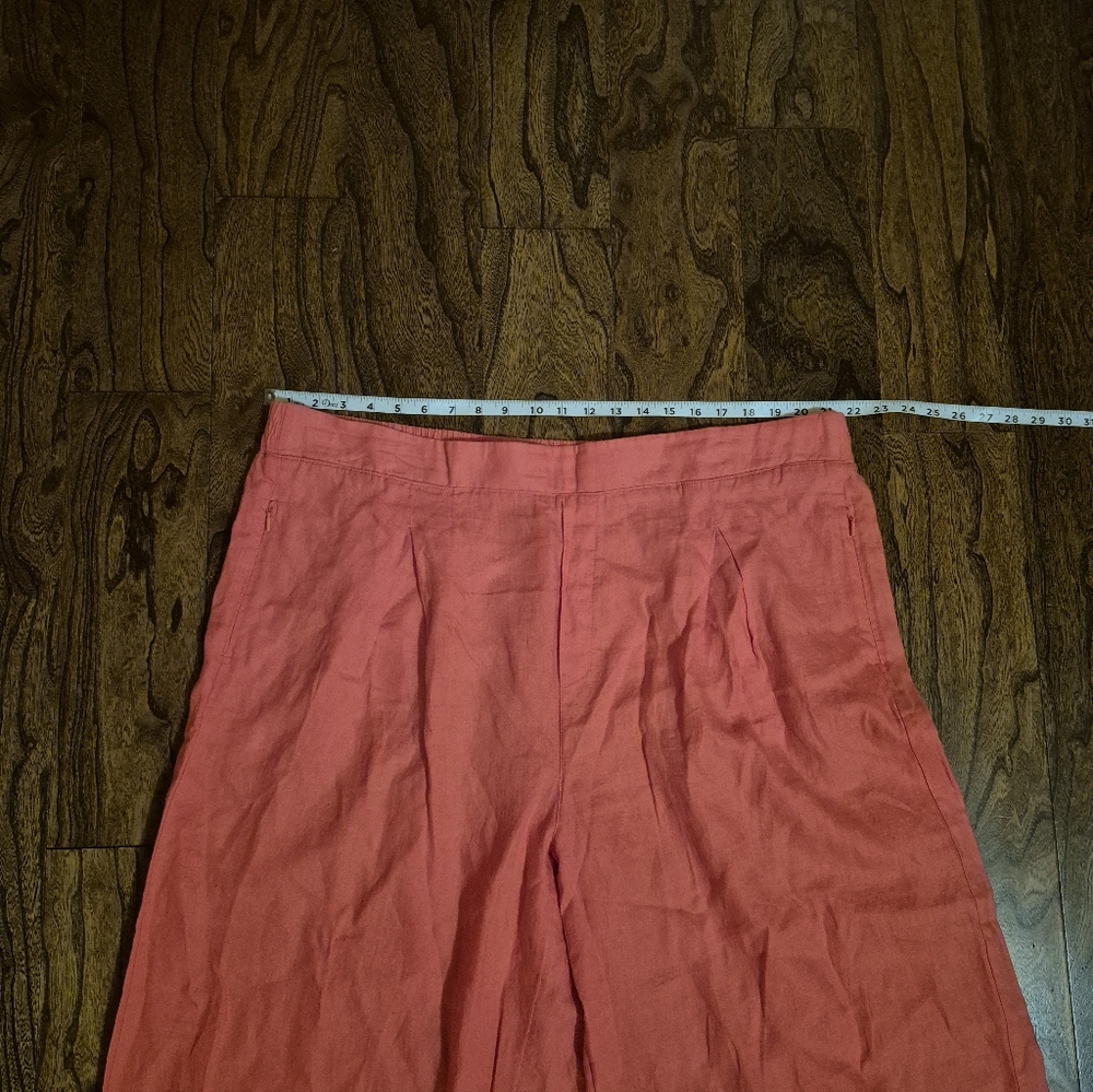 Athleta Playa Linen Wide Leg Crop Size 22 - Picture 5 of 9
